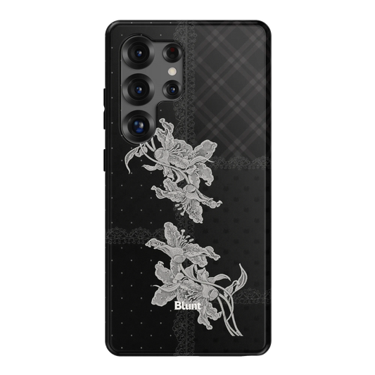 NOIR-PETALS-samsung-case-S25 Ultra-1