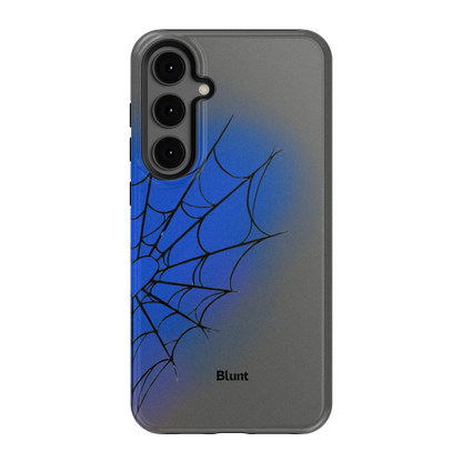 Grey Blue Web Samsung Case