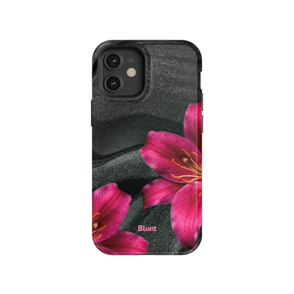 Midnight Petals iPhone Case