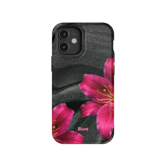 Midnight Petals iPhone Case