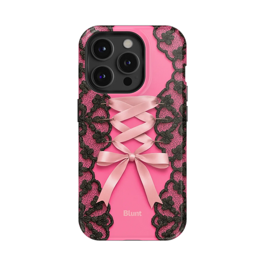 Pink Corset iPhone Case