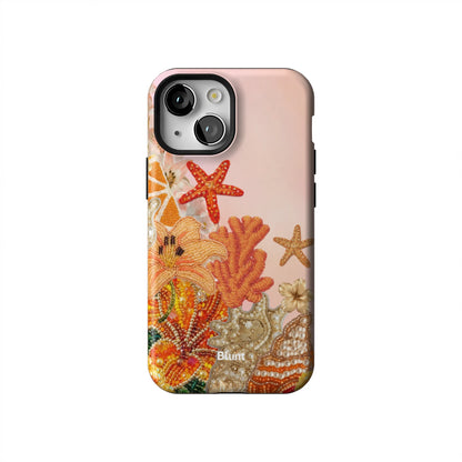 Peach-Treasures-iphone-case-iPhone 13 Mini-1