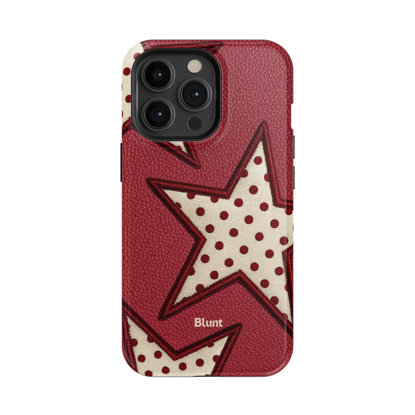 Cherry Polka Star iPhone Case