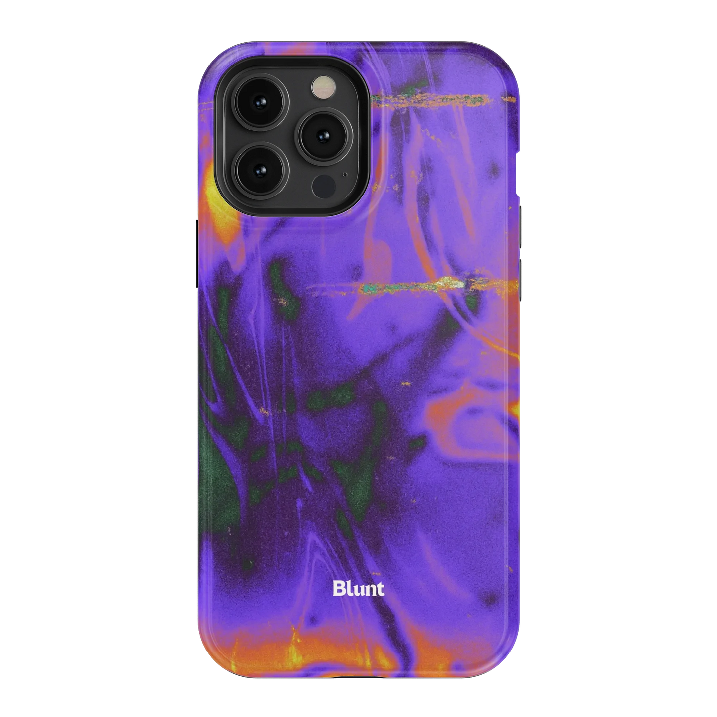 Violet Static iPhone Case