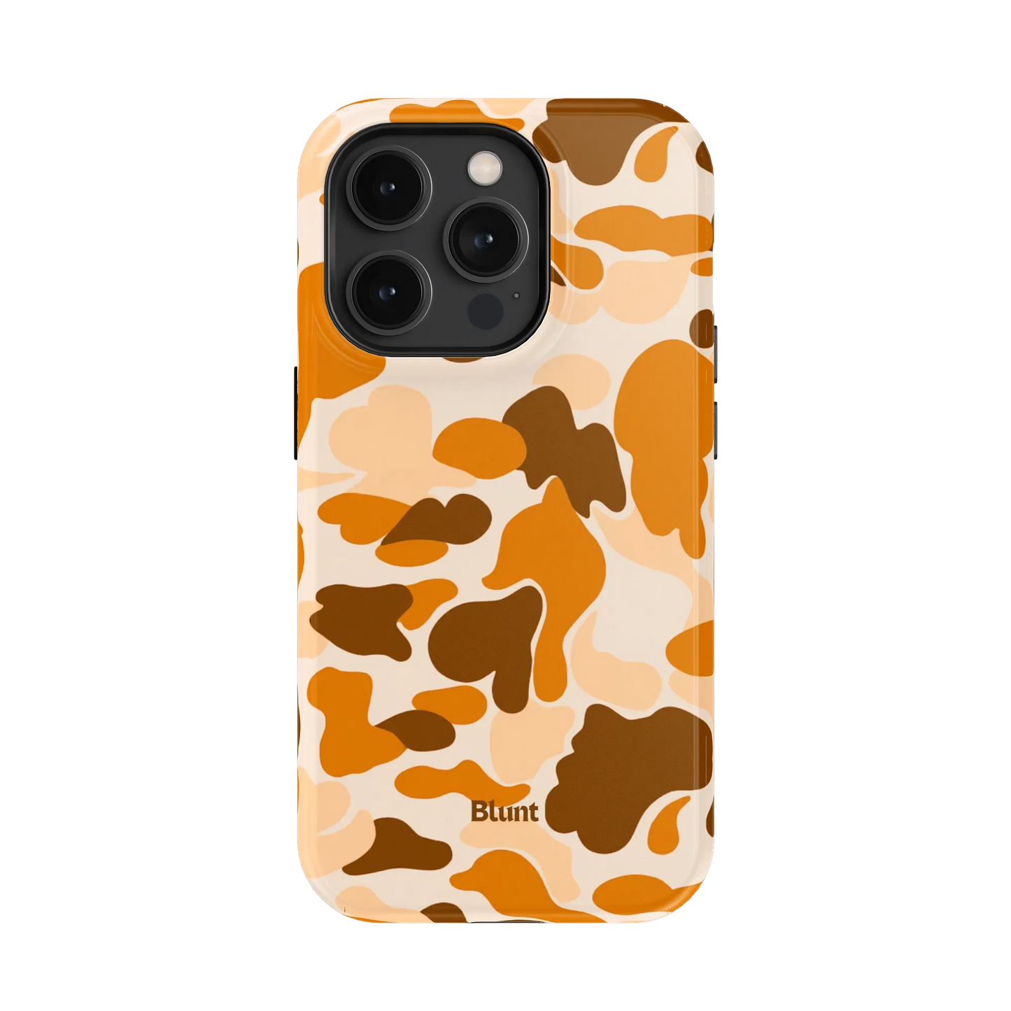 Orange Camo iPhone Case