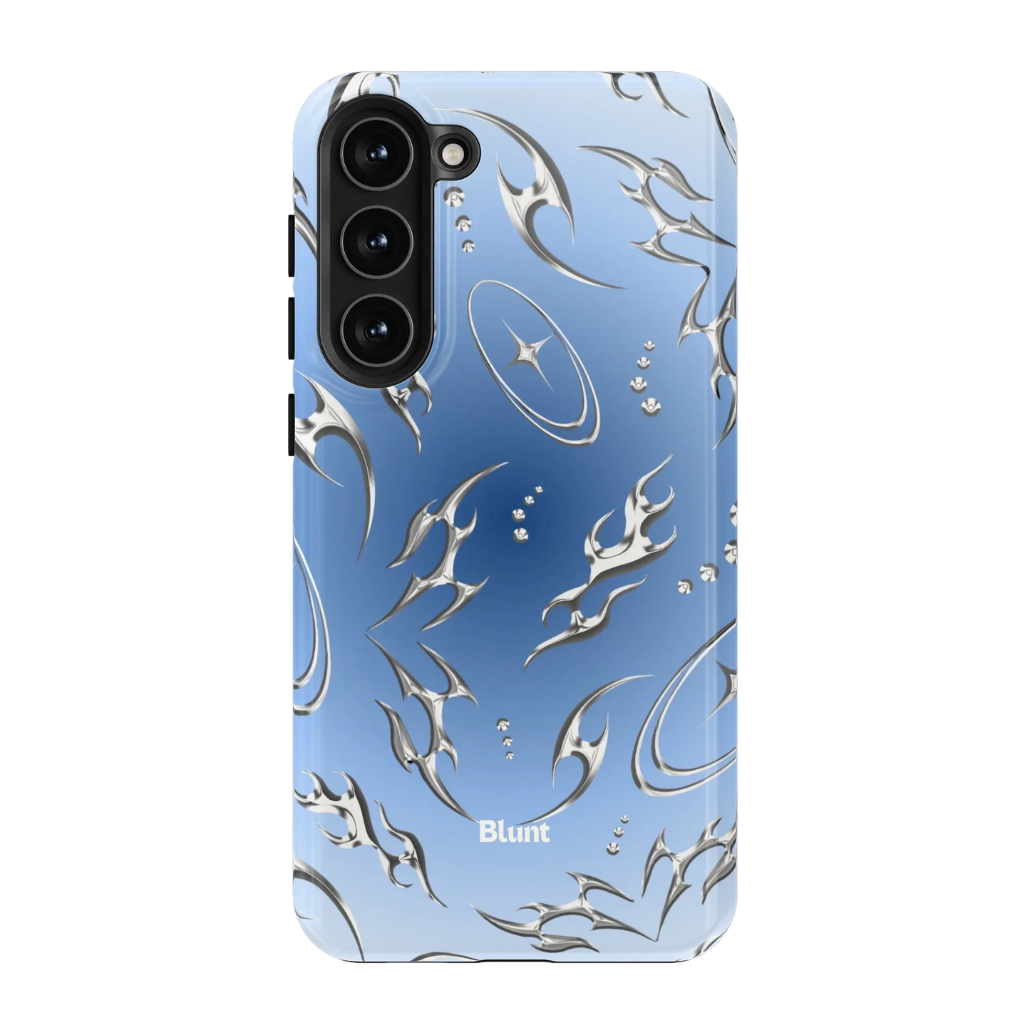 Blue Cyber Samsung Case