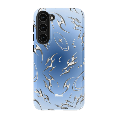 Blue Cyber Samsung Case