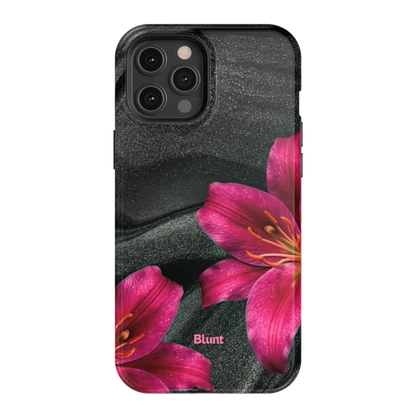 Midnight Petals iPhone Case