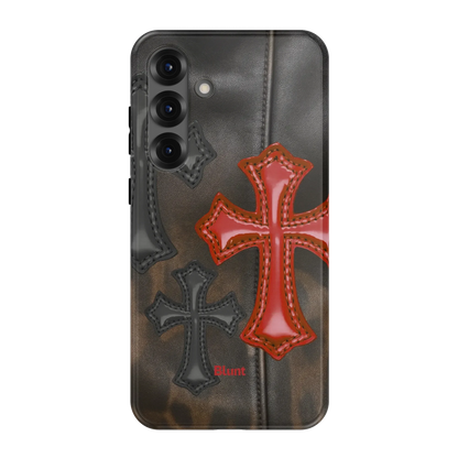 Leather Crosses Samsung Case