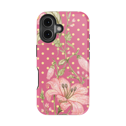 Cherry Blossom Dot iPhone Case