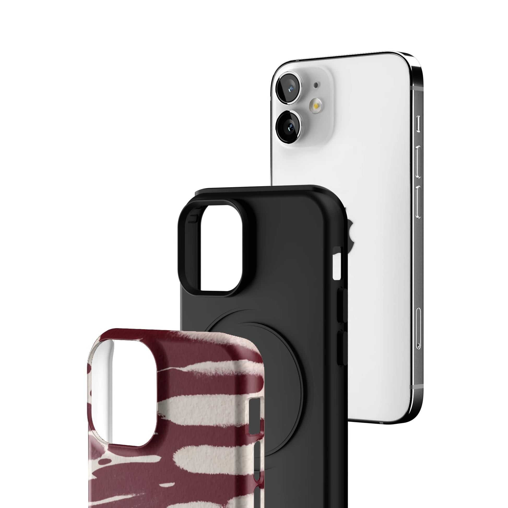 Crimson-Noir-Abstract-iphone-case-iPhone 12 Mini-3