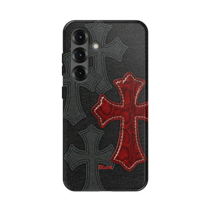 Crimson Cross Samsung Case