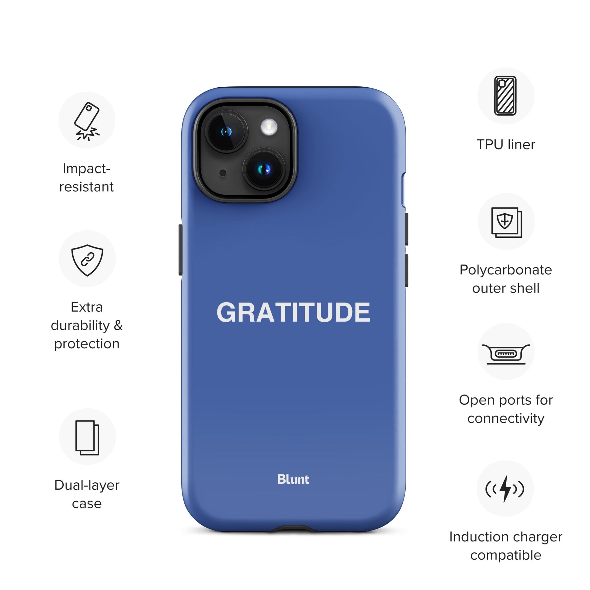 Gratitude iPhone Case - blunt cases