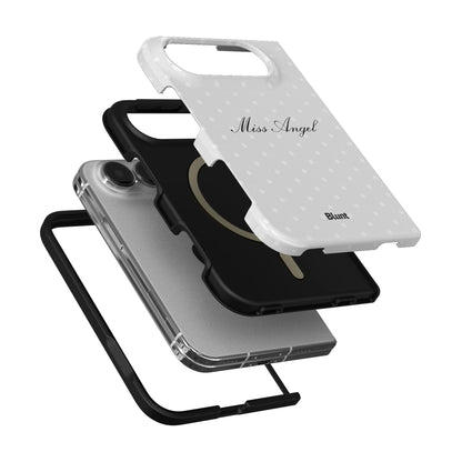 gray-miss-angel-iphone-case iPhone 18 Duo case, view 6