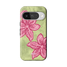 Green Blush Orchid Pixel Case