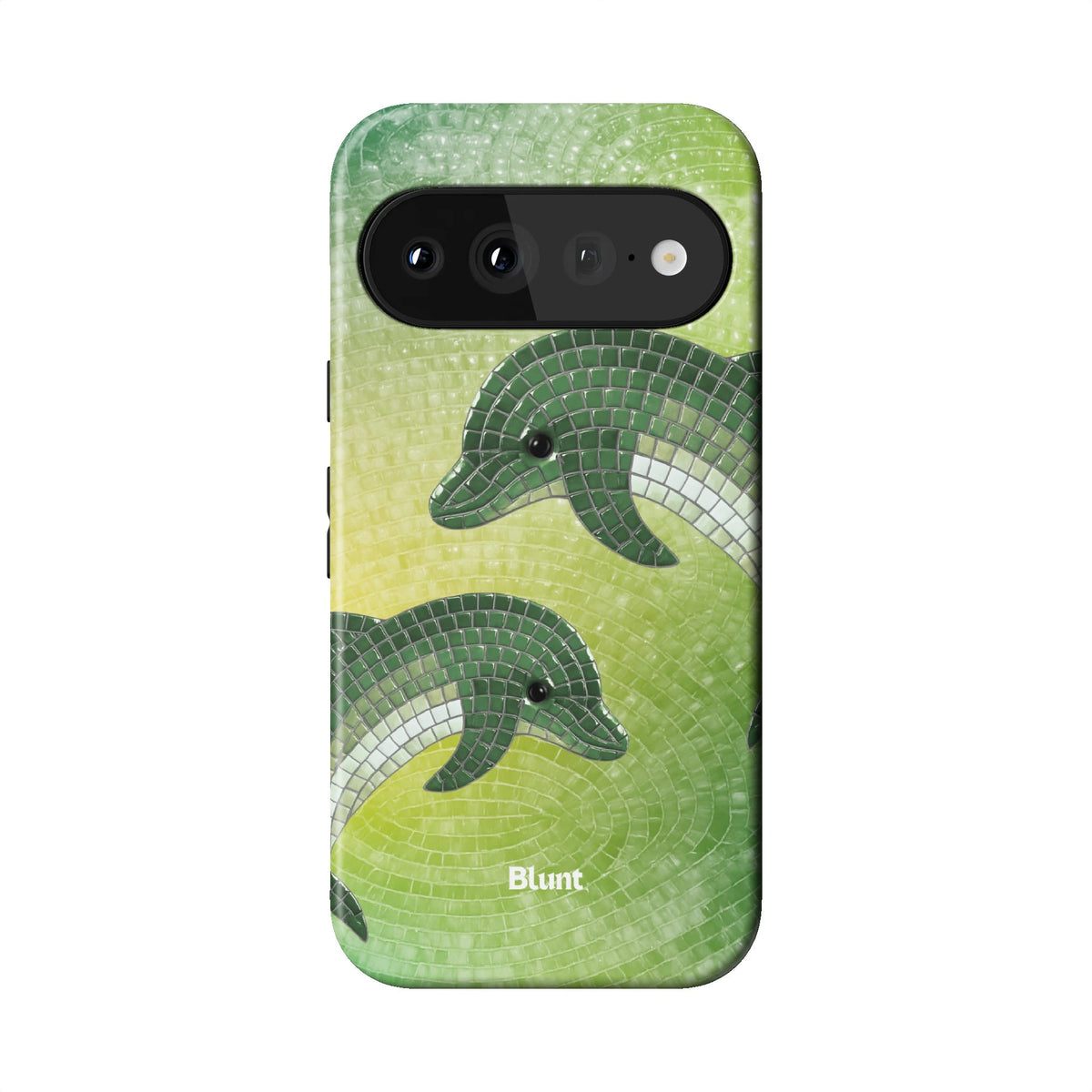 Green Delphine Pixel Case - Blunt Cases