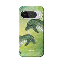 Green Delphine Pixel Case