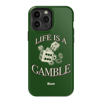 Green Gamble iPhone Case - Blunt Cases