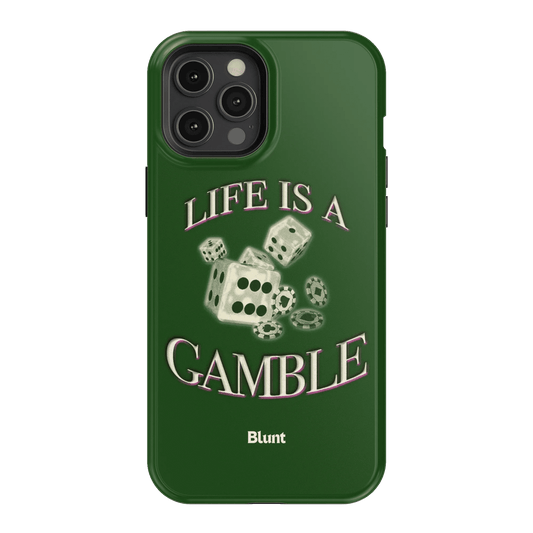 Green Gamble iPhone Case - Blunt Cases
