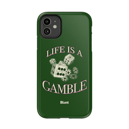 Green Gamble iPhone Case - Blunt Cases
