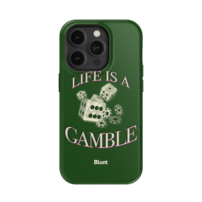 Green Gamble iPhone Case - Blunt Cases