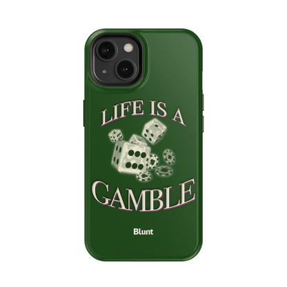 Green Gamble iPhone Case - Blunt Cases