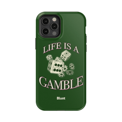 Green Gamble iPhone Case - Blunt Cases
