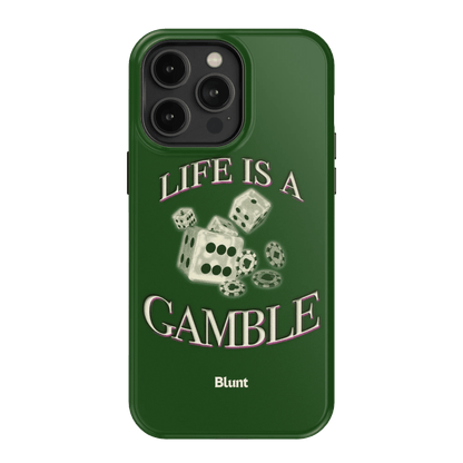 Green Gamble iPhone Case - Blunt Cases