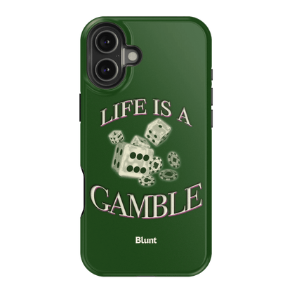 Green Gamble iPhone Case - Blunt Cases