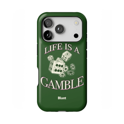 Green Gamble iPhone Case - Blunt Cases