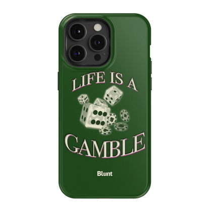 Green Gamble iPhone Case - Blunt Cases