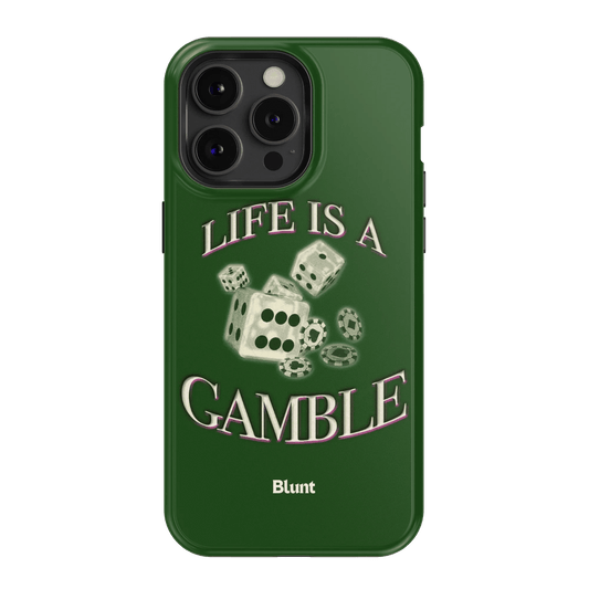 Green Gamble iPhone Case - Blunt Cases