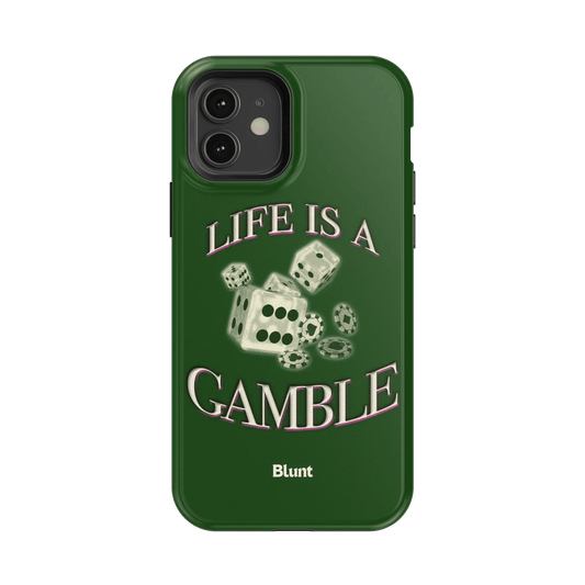 Green Gamble iPhone Case - Blunt Cases