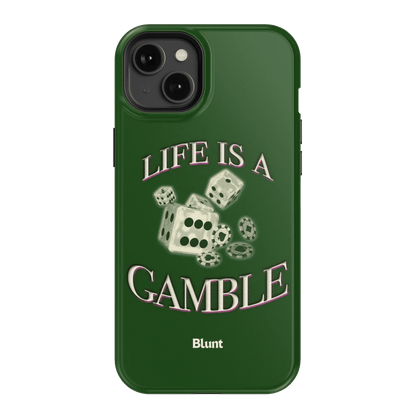 Green Gamble iPhone Case - Blunt Cases