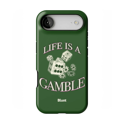 Green Gamble iPhone Case - Blunt Cases