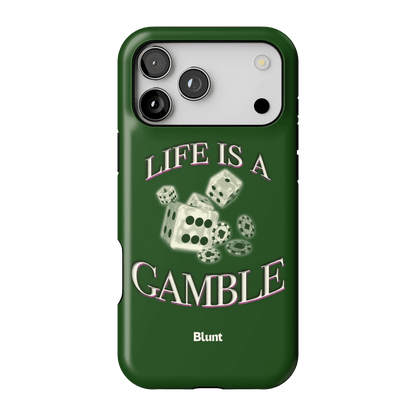 Green Gamble iPhone Case - Blunt Cases