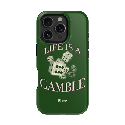 Green Gamble iPhone Case - Blunt Cases