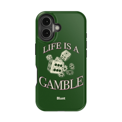 Green Gamble iPhone Case - Blunt Cases