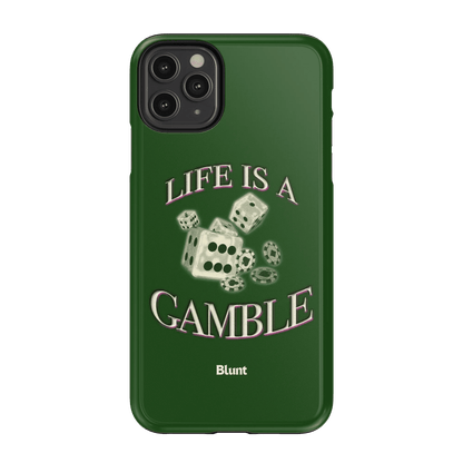 Green Gamble iPhone Case - Blunt Cases
