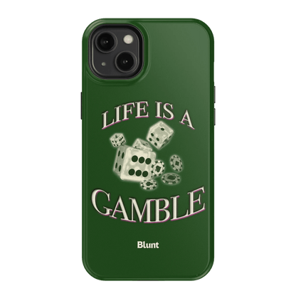 Green Gamble iPhone Case - Blunt Cases