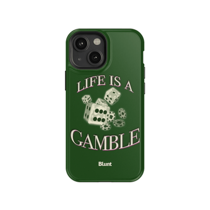 Green Gamble iPhone Case - Blunt Cases