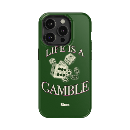 Green Gamble iPhone Case - Blunt Cases