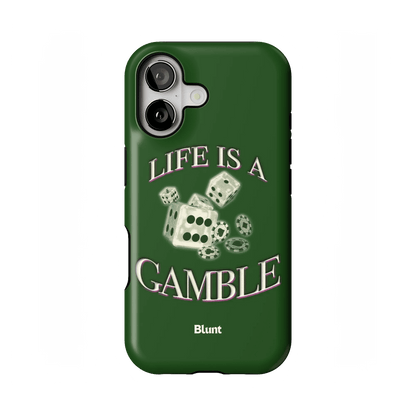 Green Gamble iPhone Case - Blunt Cases