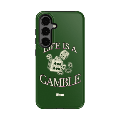 Green Gamble Samsung Case - Blunt Cases