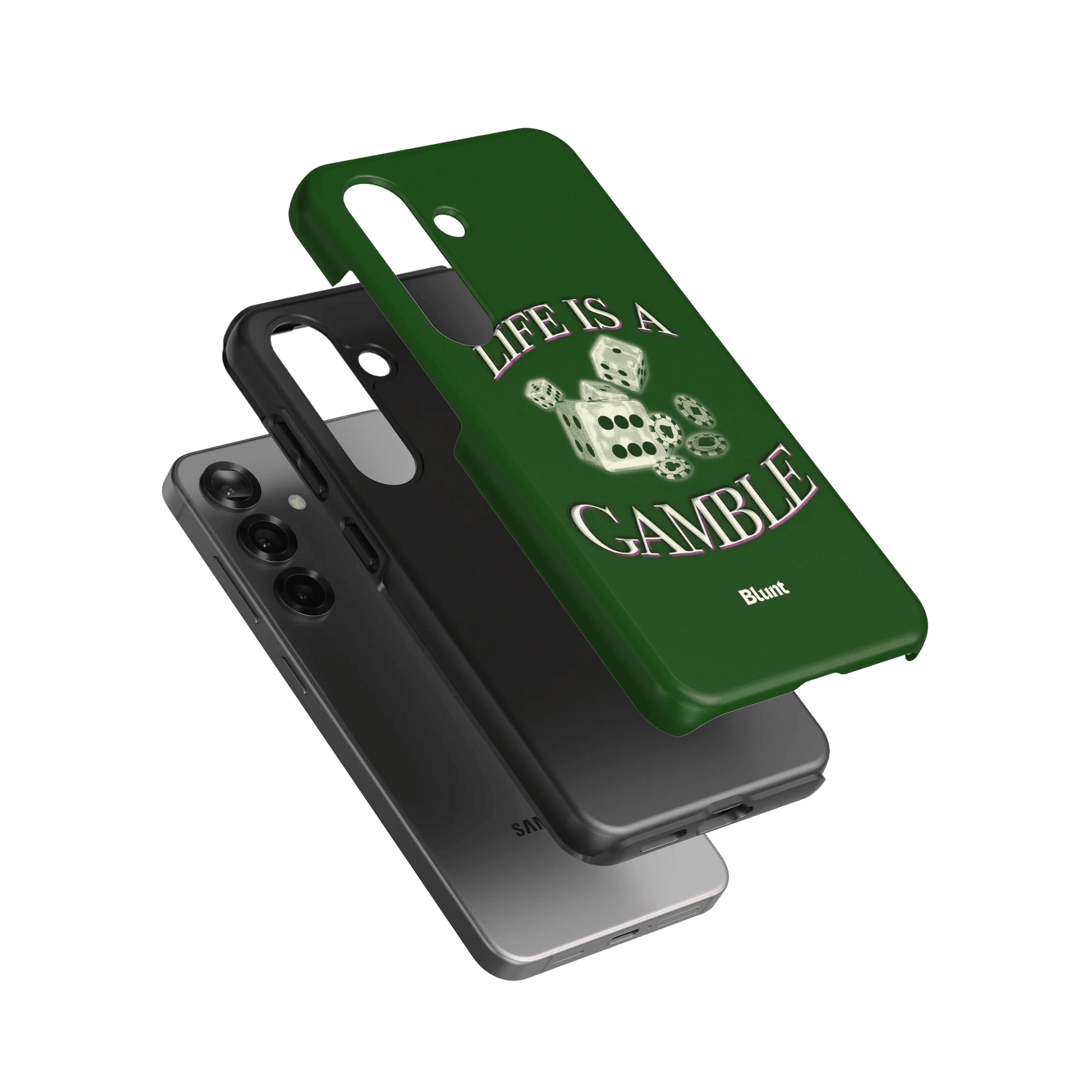 Green Gamble Samsung Case - Blunt Cases