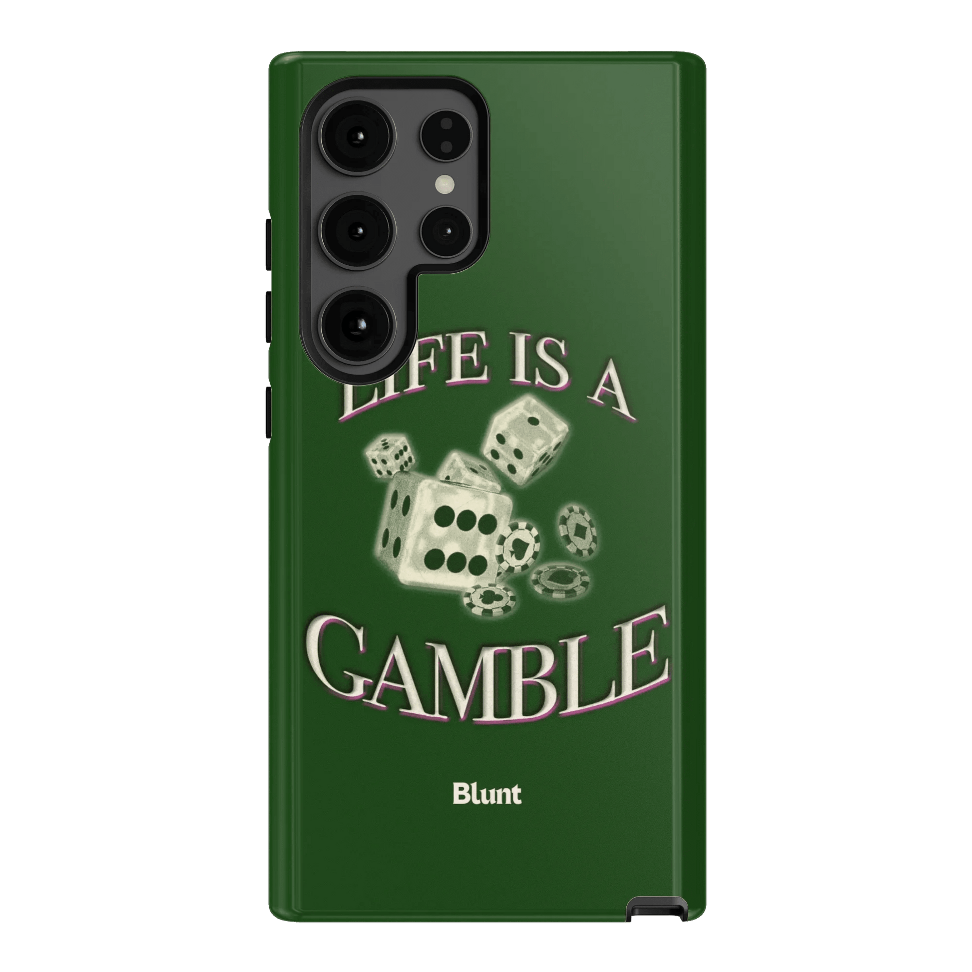 Green Gamble Samsung Case - Blunt Cases