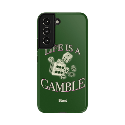 Green Gamble Samsung Case - Blunt Cases