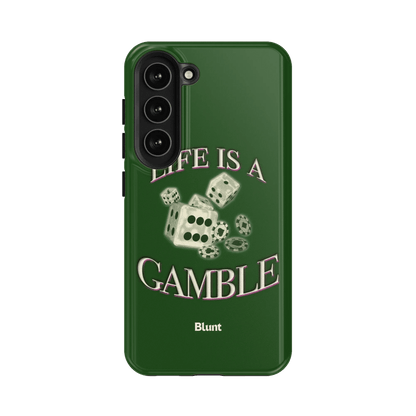 Green Gamble Samsung Case - Blunt Cases