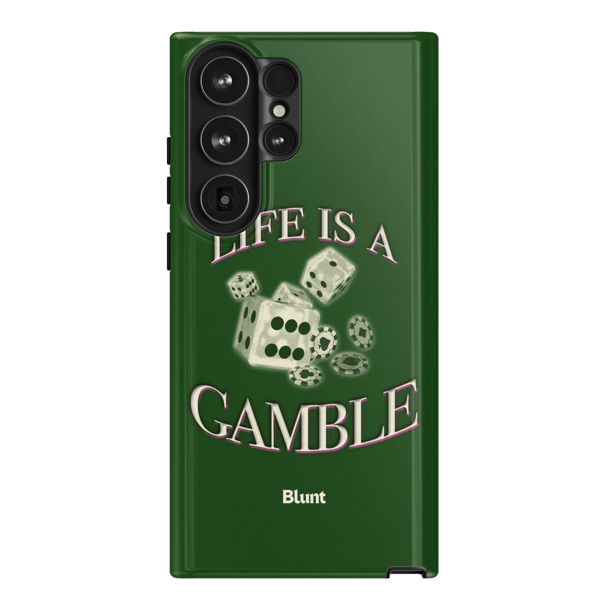 Green Gamble Samsung Case - Blunt Cases