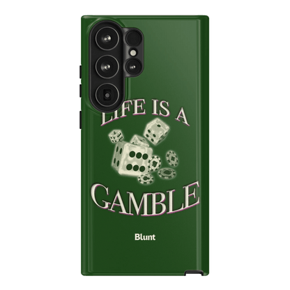 Green Gamble Samsung Case - Blunt Cases